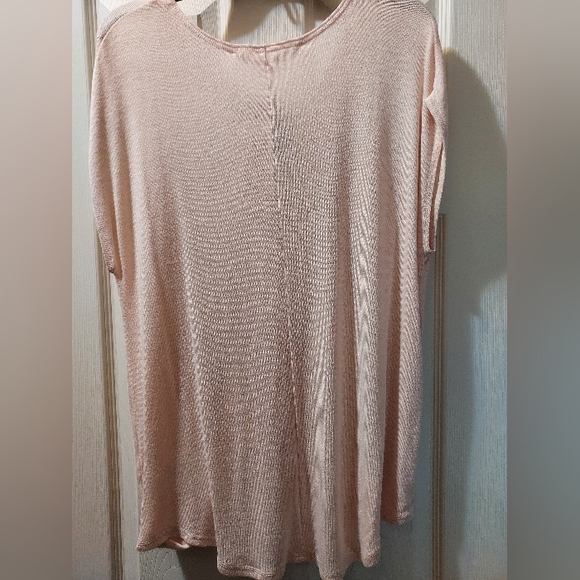 Rachel Roy Blush Draped Top NWT - Picture 2 of 3